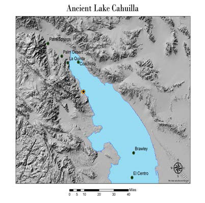 Map of Ancient Lake Cahuilla