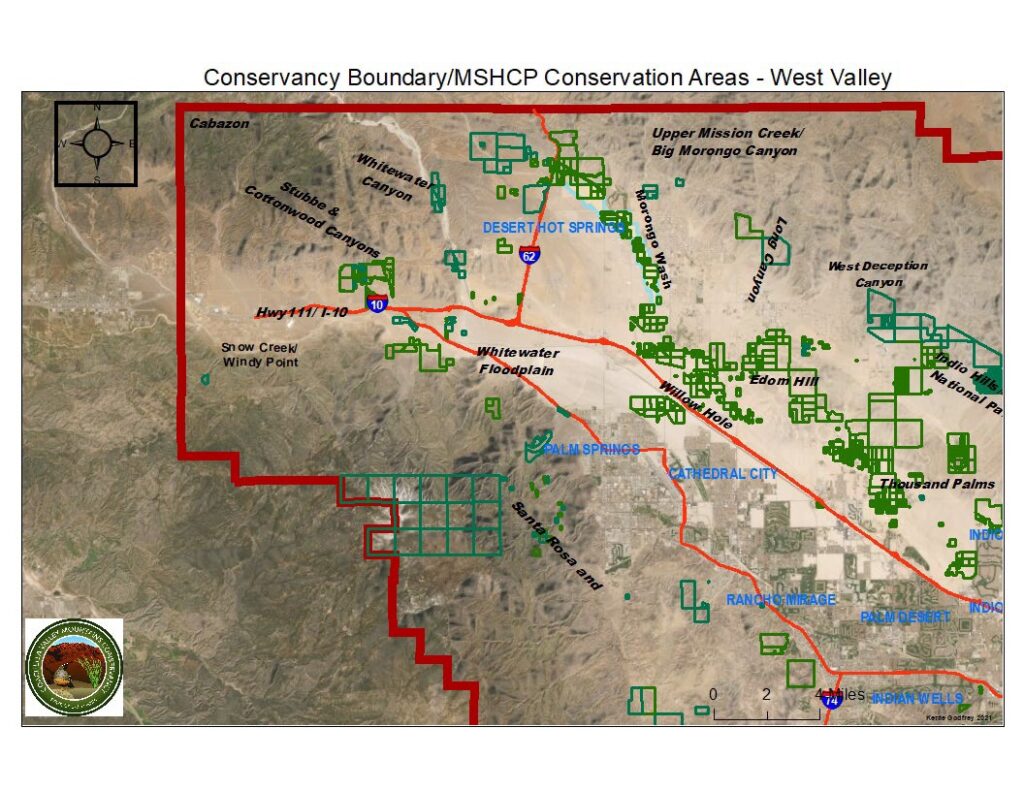 Conservancy Boundary/MSHCP Conservation Areas - West Valley